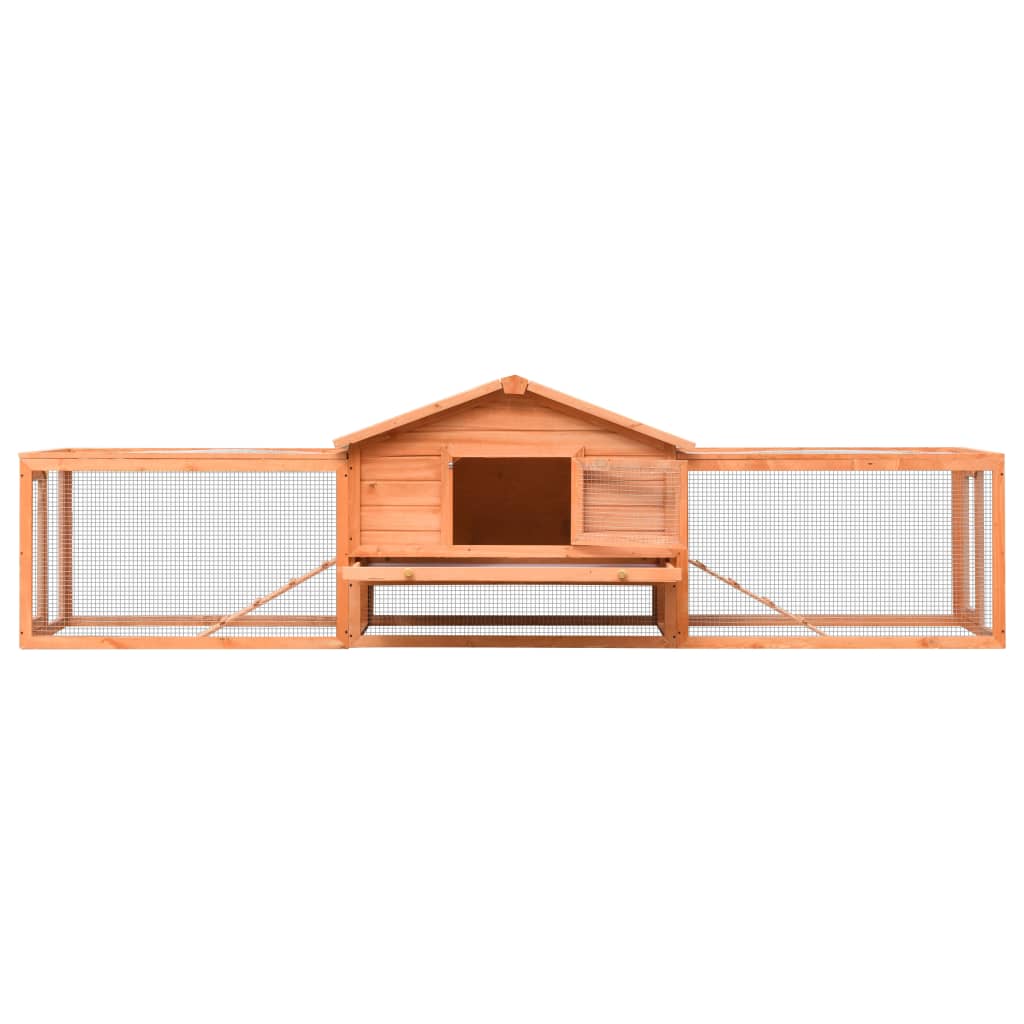 Large outdoor rabbit hutch