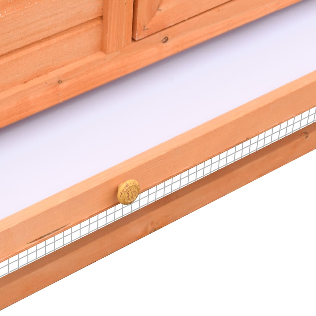 Large outdoor rabbit hutch