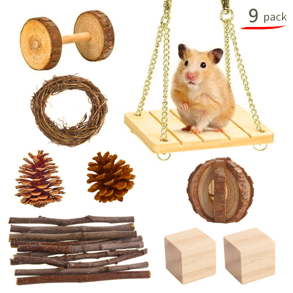 Cage accessories for hamsters and parrots