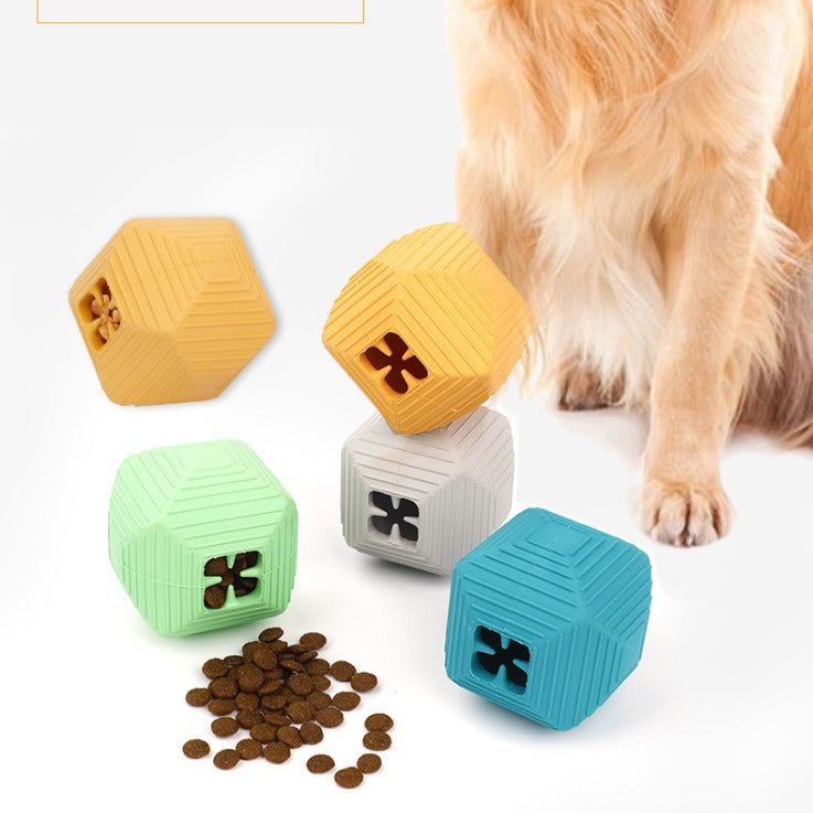 Dog Puzzle Toy, rubber, bite resistant