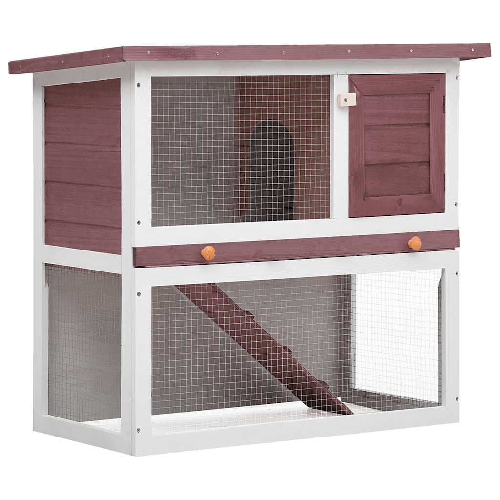 Wooden rabbit hutch