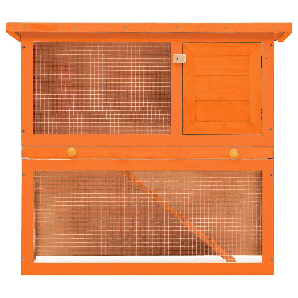Wooden rabbit hutch