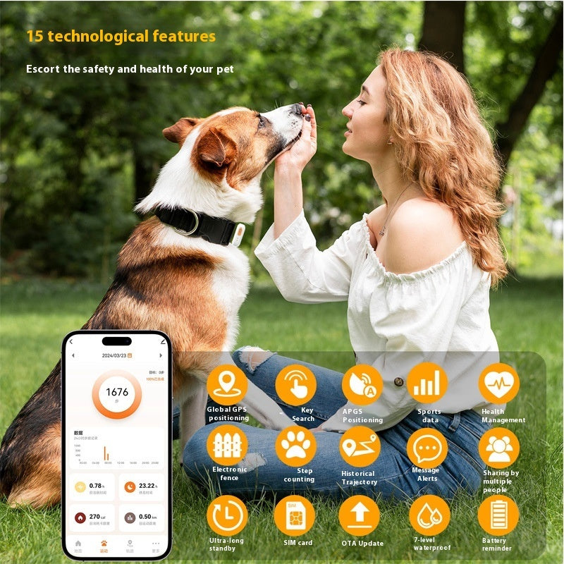 Pet GPS Global Locator with Health Monitoring